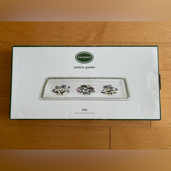 Portmeirion Botanic Garden Oblong Tray - Picture 2 of 3